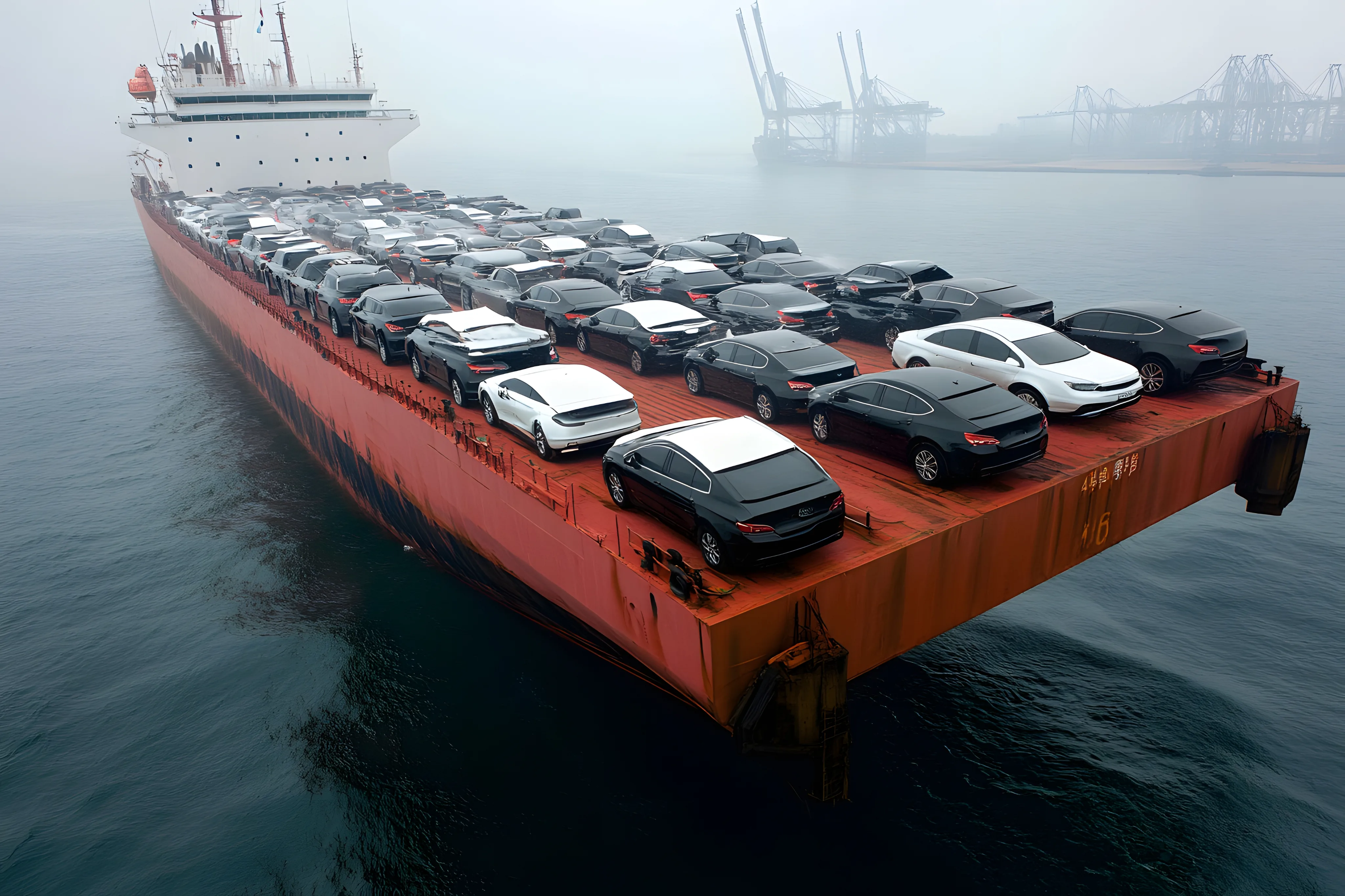 Importer reviewing a vehicle report